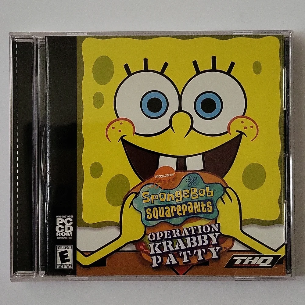 SpongeBob SquarePants Operation Crabby Patty THQ PC CD